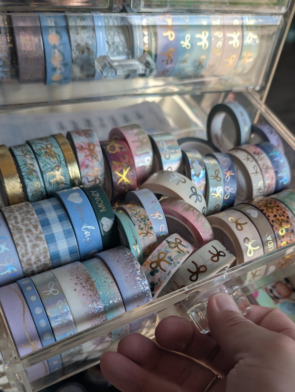 HUGE Planner Destash Washi Tape Simply Gilded Kawaii Journal Glitter Pastel - Picture 2 of 11